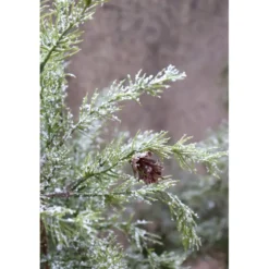 Chic Antique Künstlicher Tannenbaum mit Zapfen & Schnee