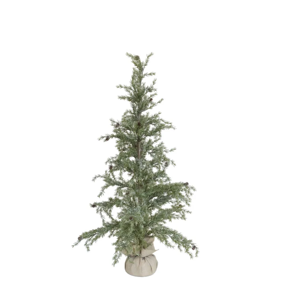 Chic Antique Künstlicher Tannenbaum mit Zapfen & Schnee