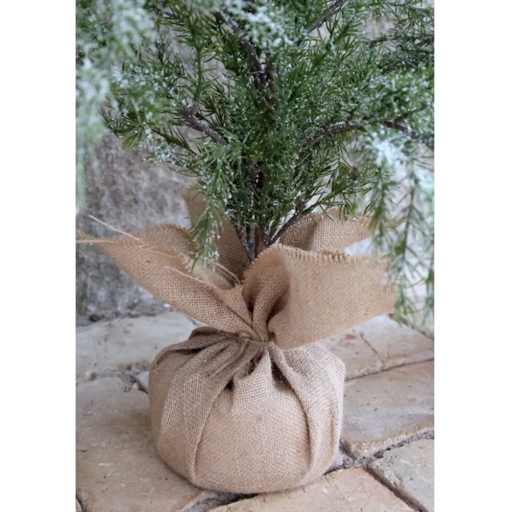 Chic Antique Künstlicher Tannenbaum mit Zapfen & Schnee