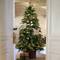 Chic Antique Künstlicher Weihnachtsbaum mit 400 LEDs 210 cm