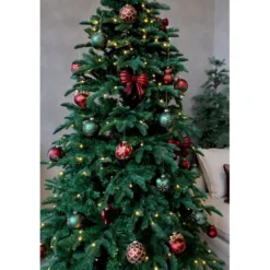 Chic Antique Künstlicher Weihnachtsbaum mit 400 LEDs 210 cm