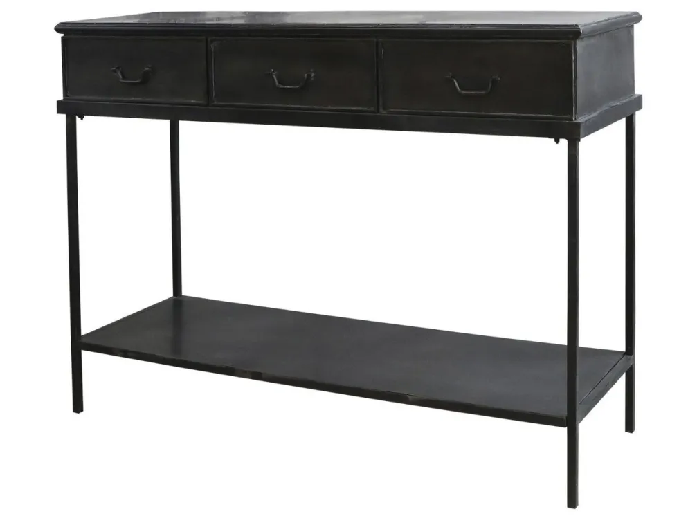 Chic Antique Konsolentisch mit 3 Schubladen