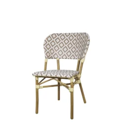 Chic Antique La Rochelle Bistrostuhl Geflochten | Skandinavische Gartenmöbel
