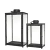 Chic Antique Laterne 2er Set aus Metall