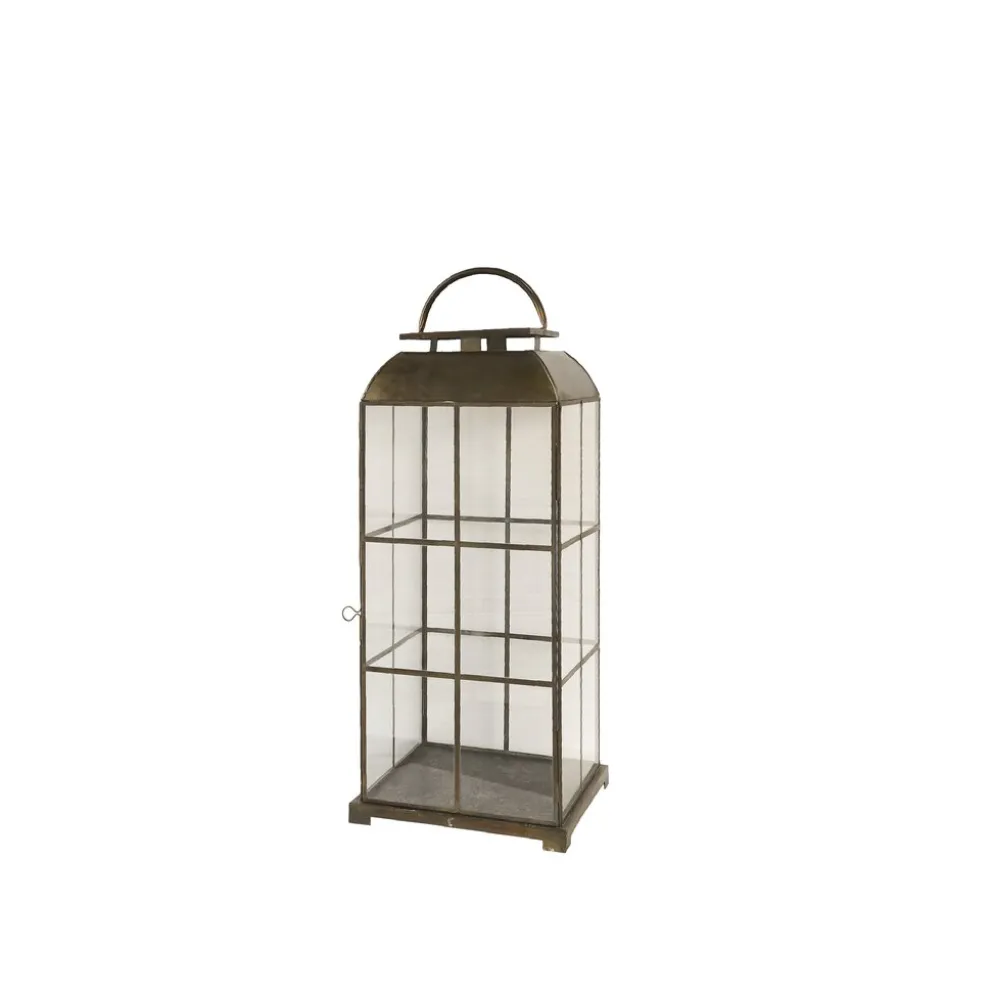 Chic Antique Laterne mit Eisengitter