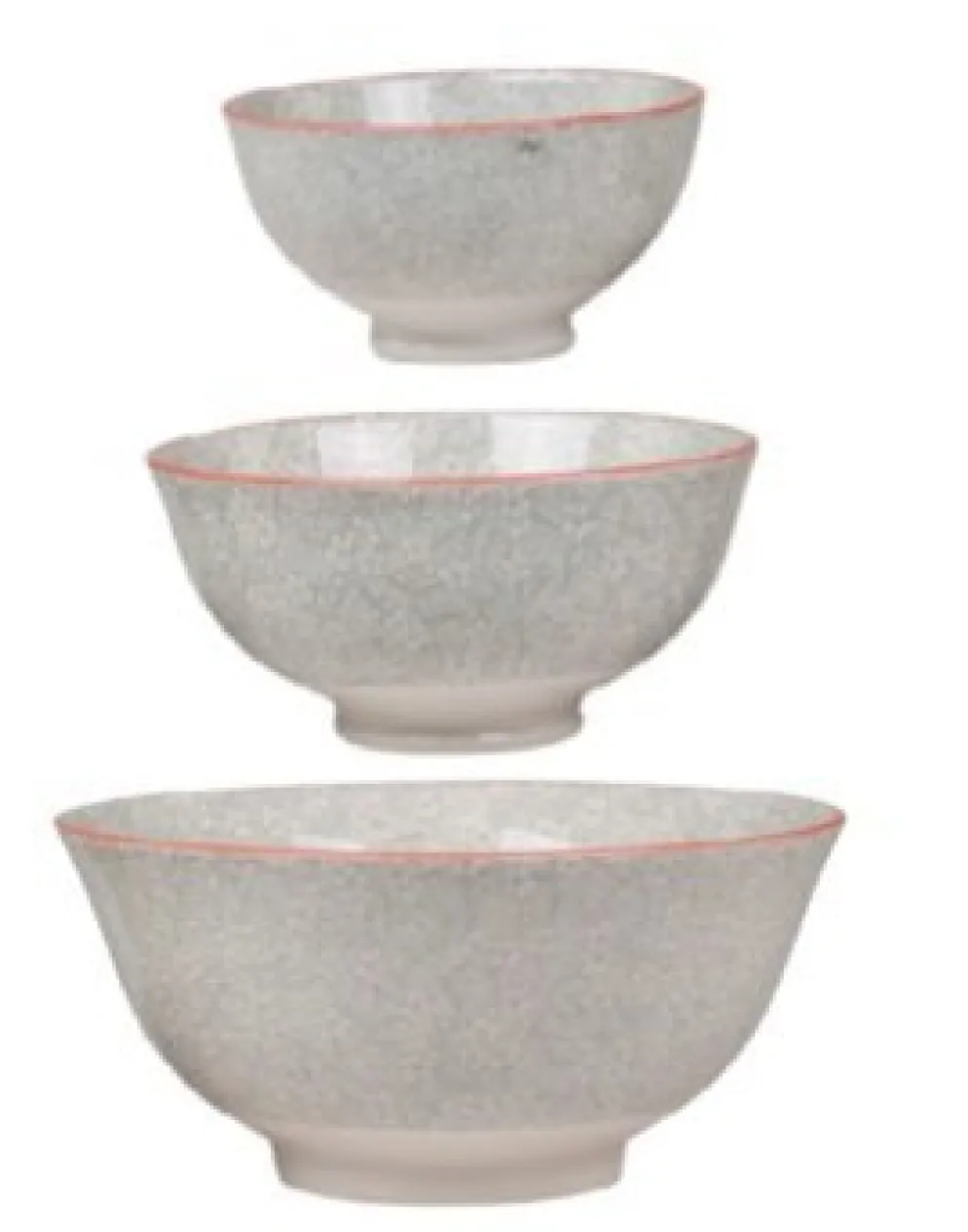 Chic Antique Latteschüssel mit Muster 3er Set