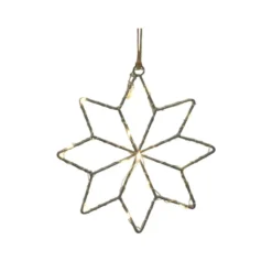 Chic Antique LED Stern drinnen & draußen