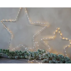 Chic Antique LED Weihnachtsstern drinnen & draußen