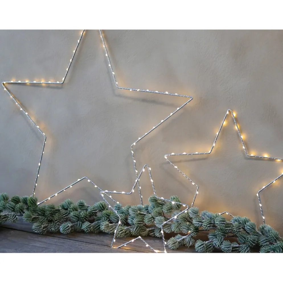 Chic Antique LED Weihnachtsstern drinnen & draußen