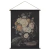 Chic Antique Leinwandbild mit Blumendruck