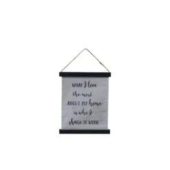 Chic Antique Leinwand Love mit Text zum Aufhängen