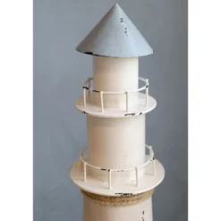 Chic Antique Leuchtturm mit LED und Timer