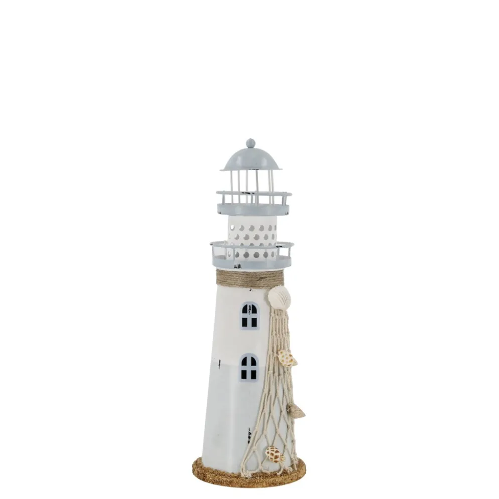 Chic Antique Leuchtturm mit LED und Timer