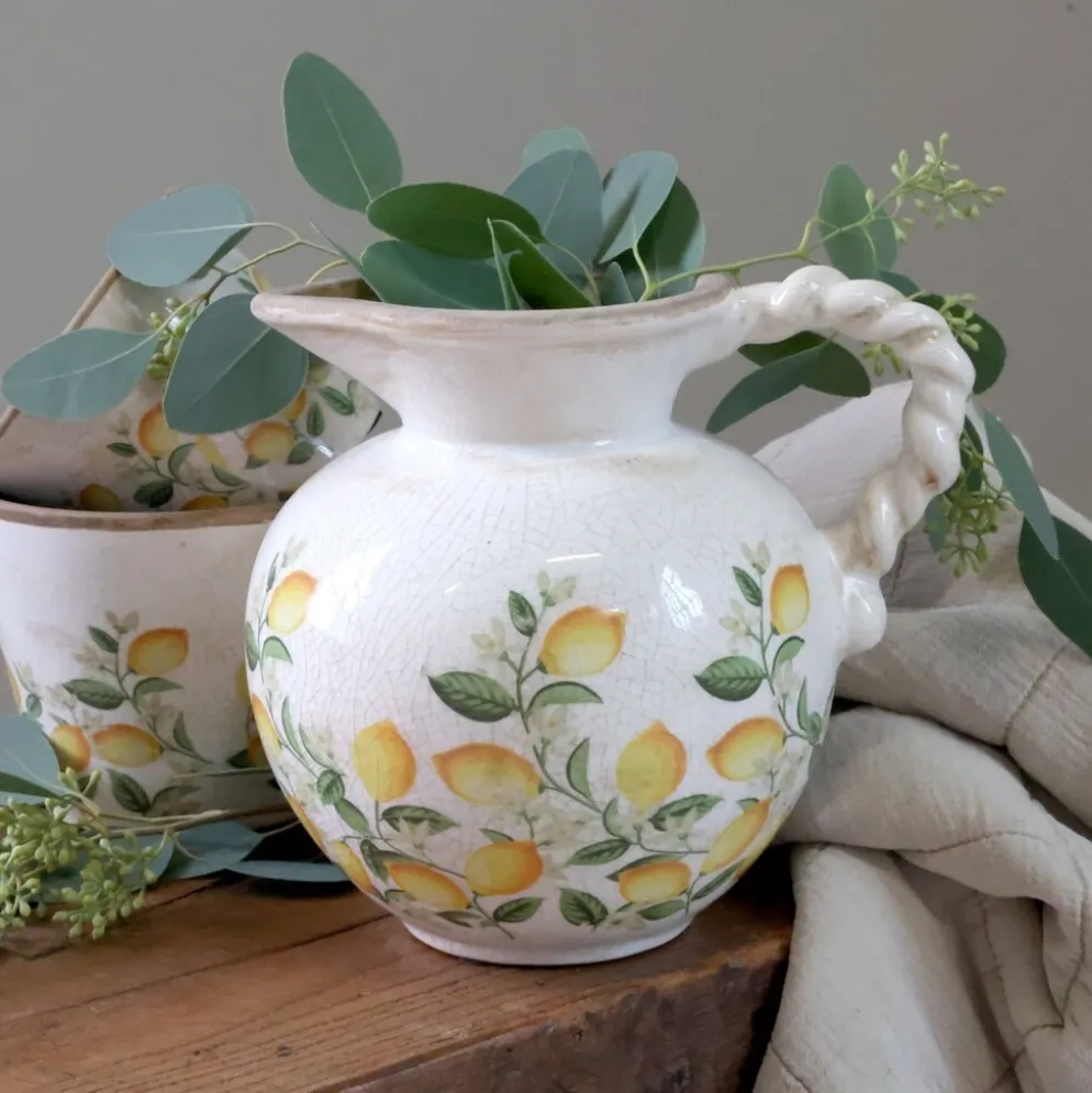 Chic Antique Limone Blossom Kanne