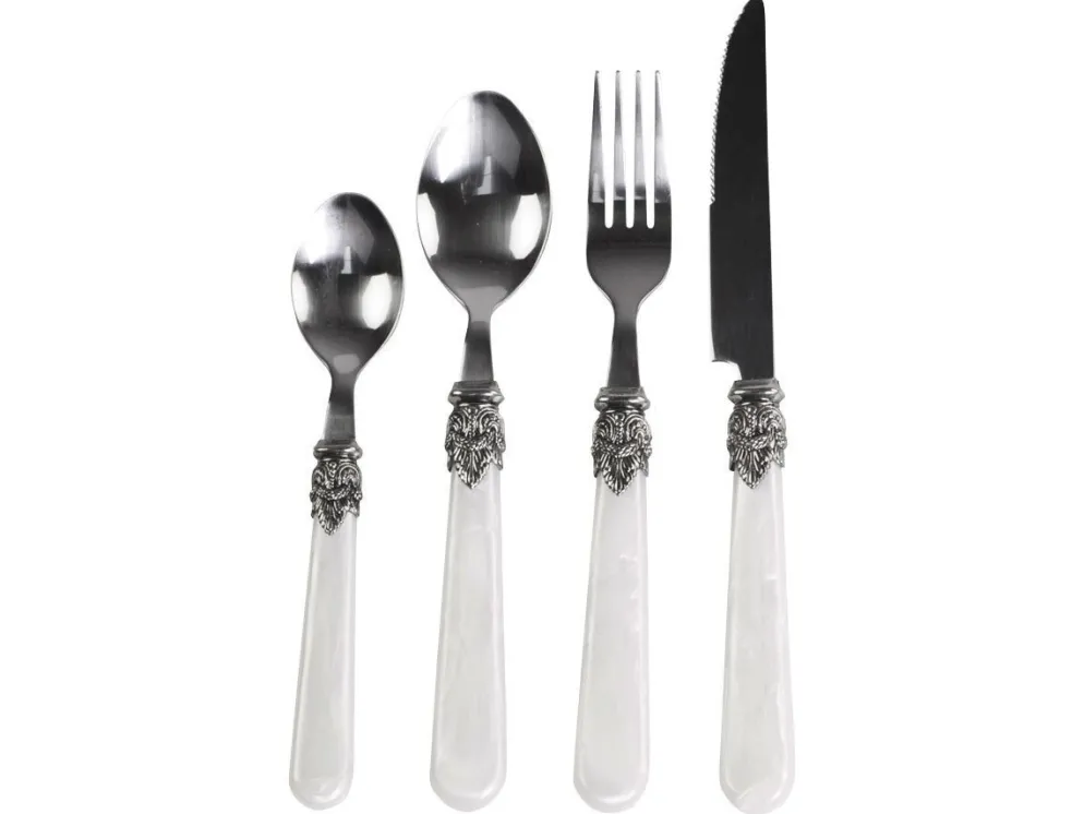 Chic Antique Linas Besteck mit Silber Deko