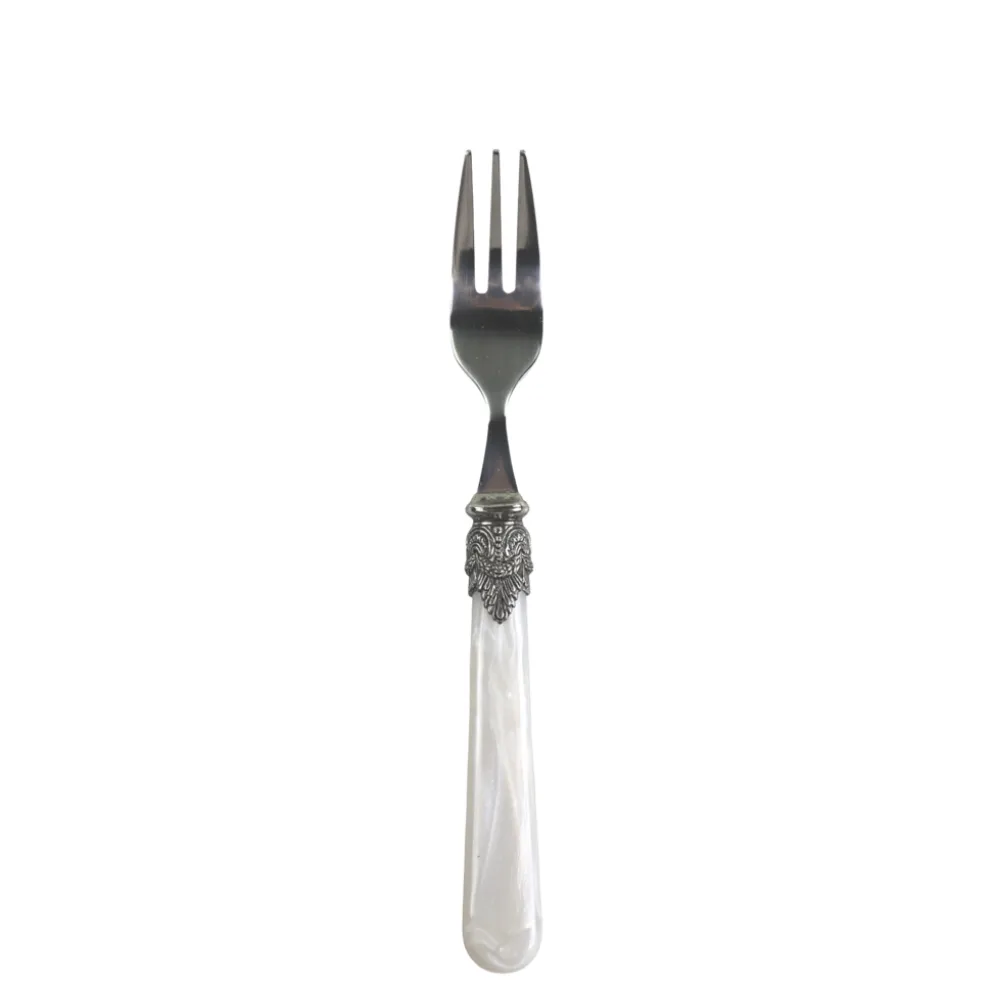 Chic Antique Linas Kuchengabel mit silber Deko
