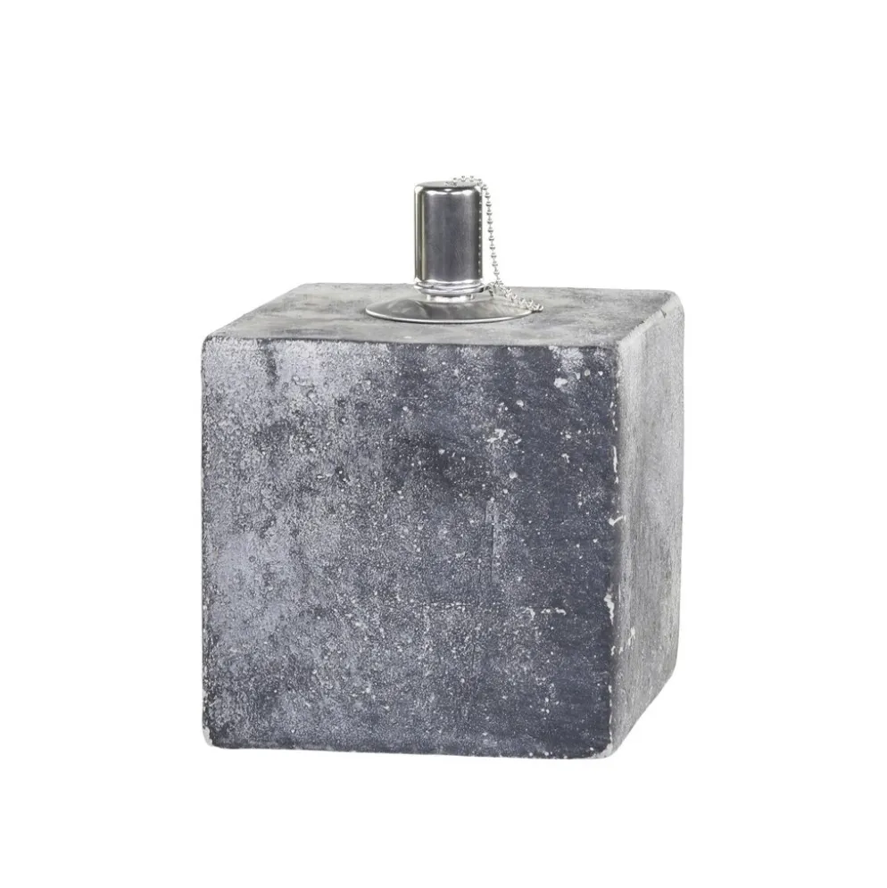 Chic Antique Öllampe im Zement