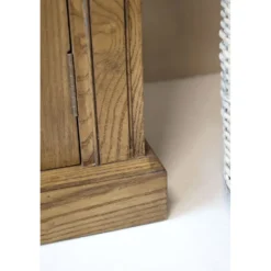 Chic Antique Marseille Schrank Regal mit 4 Fächern & 2 Türen