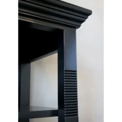 Chic Antique Marseille Vitrinenschrank mit 2 Türen, 4 Ablagen