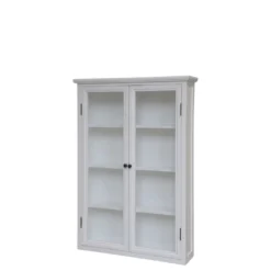 Chic Antique Marseille Wandschrank mit 3 Ablagen