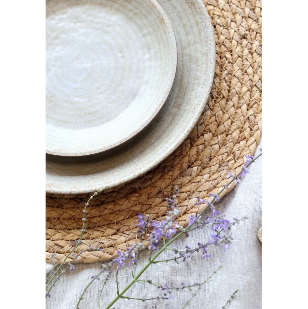 Chic Antique Melamin Frühstücksteller Cassis Latte