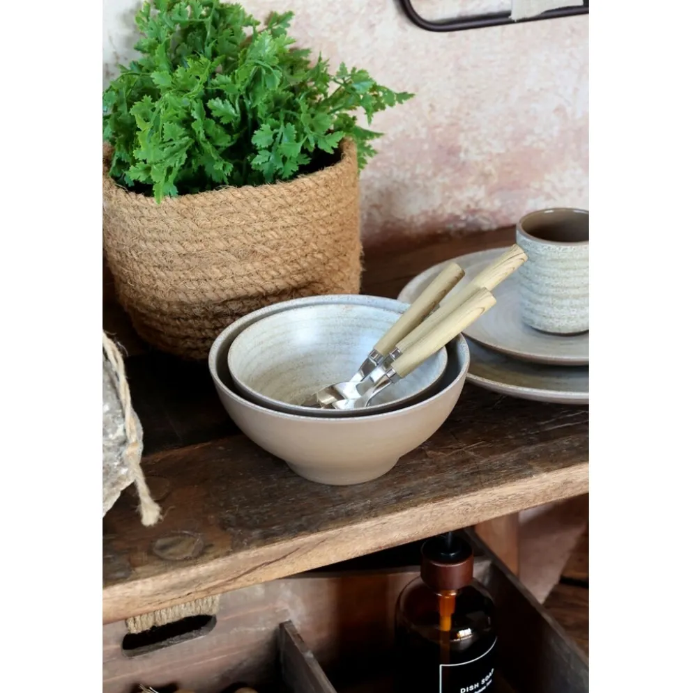 Chic Antique Melamin Schüssel Cassis Latte