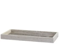 Chic Antique Morlaix Tablett aus Marmor rechteckig