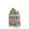 Chic Antique Noël Lebkuchenhaus Lichthaus mit LED
