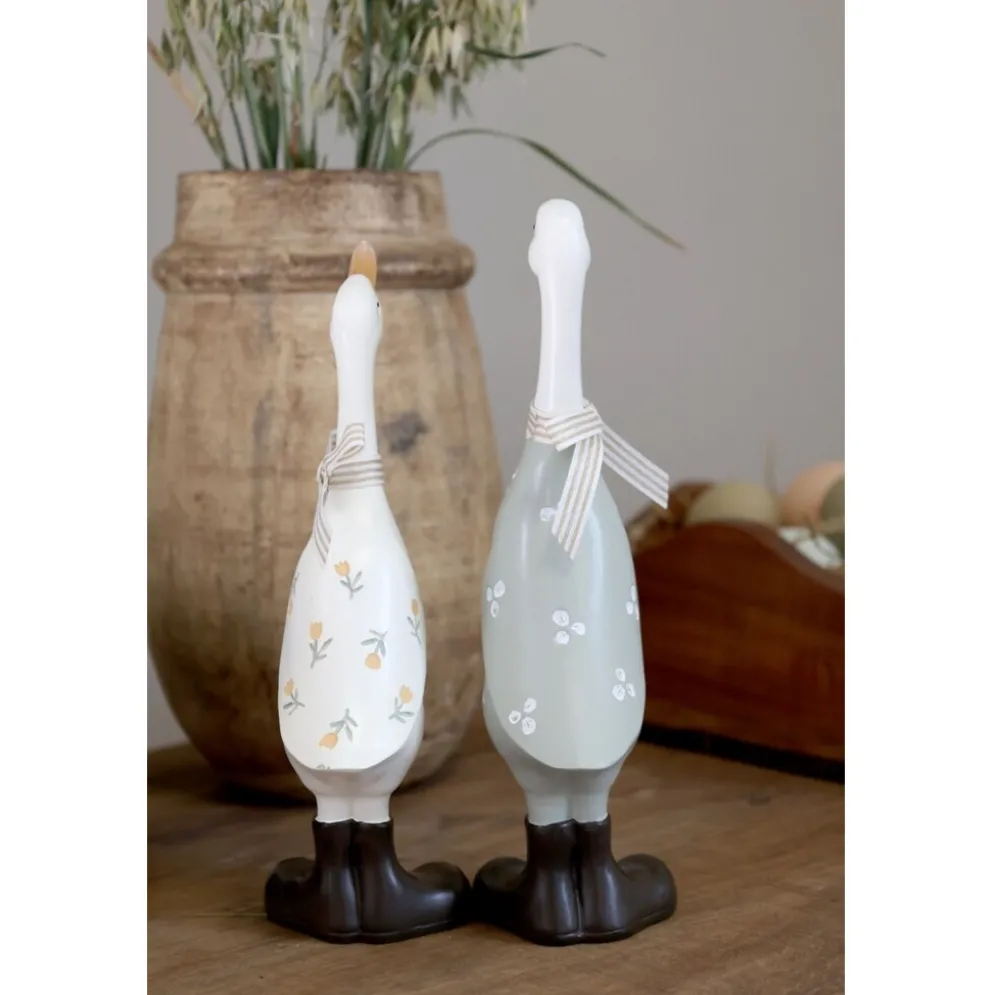 Chic Antique Nostalgisches Gänse Deko 2er Set