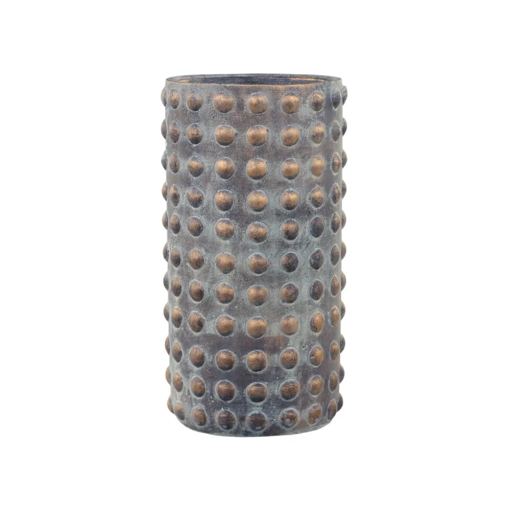 Chic Antique Noyon Vase mit Goldmuster