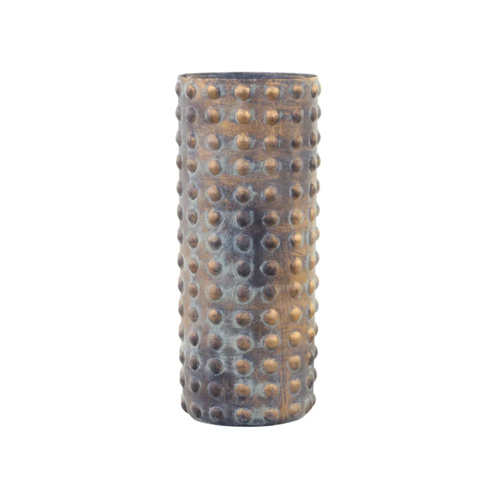 Chic Antique Noyon Vase mit Goldmuster