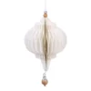 Chic Antique Ornament aus Papier mit Holzperle