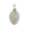 Chic Antique Osterei aus Glas mit Blumen