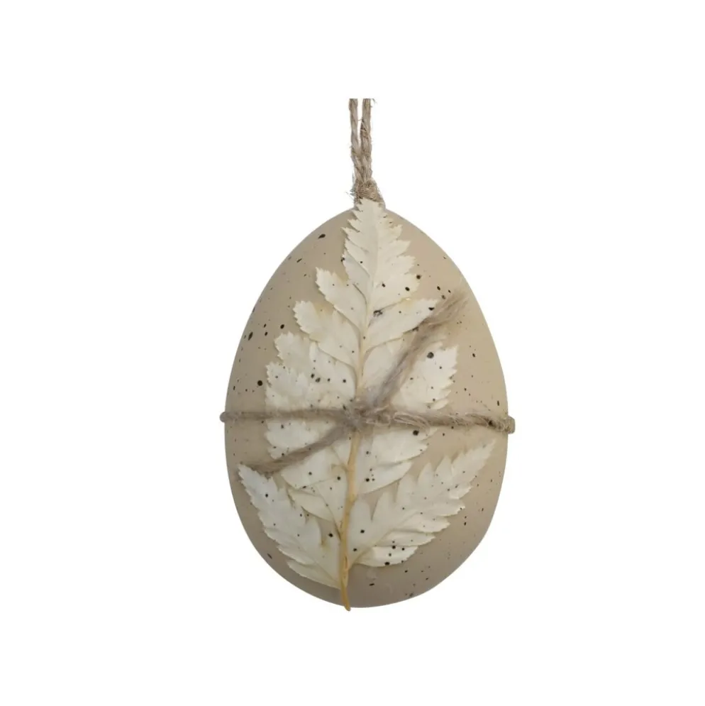 Chic Antique Osterei mit getrockneten Blumen