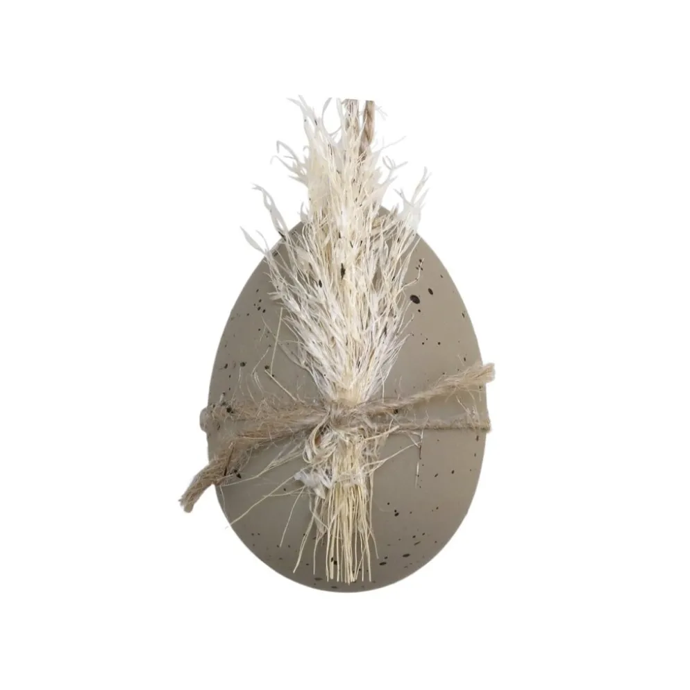 Chic Antique Osterei mit getrockneten Blumen