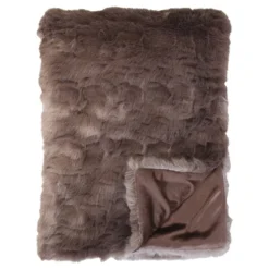 Chic Antique Plaid aus Pelzimitat