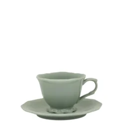 Chic Antique Provence Kaffeetasse mit Untertasse