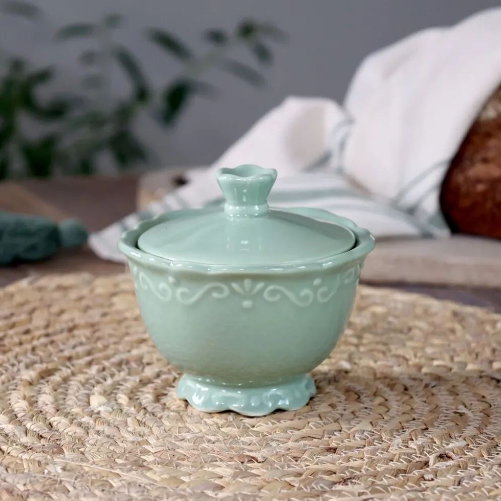 Chic Antique Provence Zuckerschale Verte