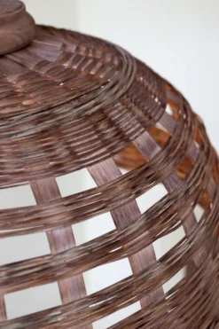 Chic Antique Rattan Hängelampe Ø 62 cm – Landhausstil