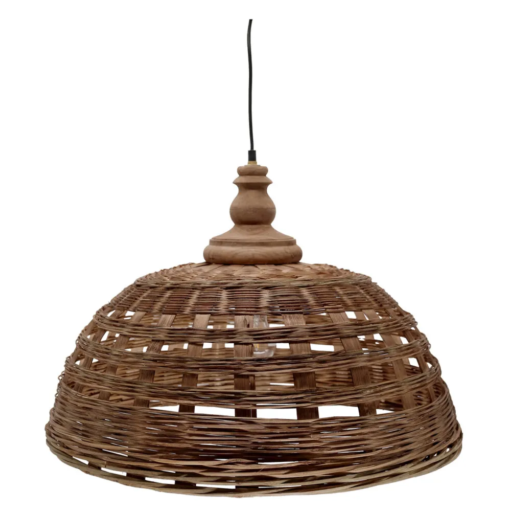 Chic Antique Rattan Hängelampe Ø 62 cm – Landhausstil