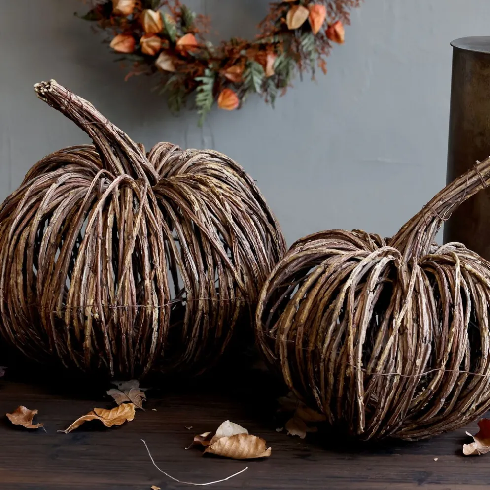 Chic Antique Rattan Kürbis