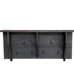 Chic Antique Regalbrett mit 6 Haken