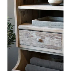 Chic Antique Regal mit Ablageböden und Schubladen