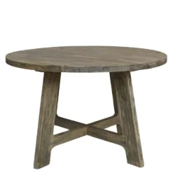 Chic Antique Runder Esstisch aus Recyclingholz