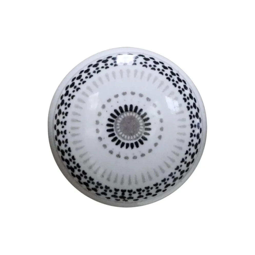 Chic Antique Runder Griff mit Muster