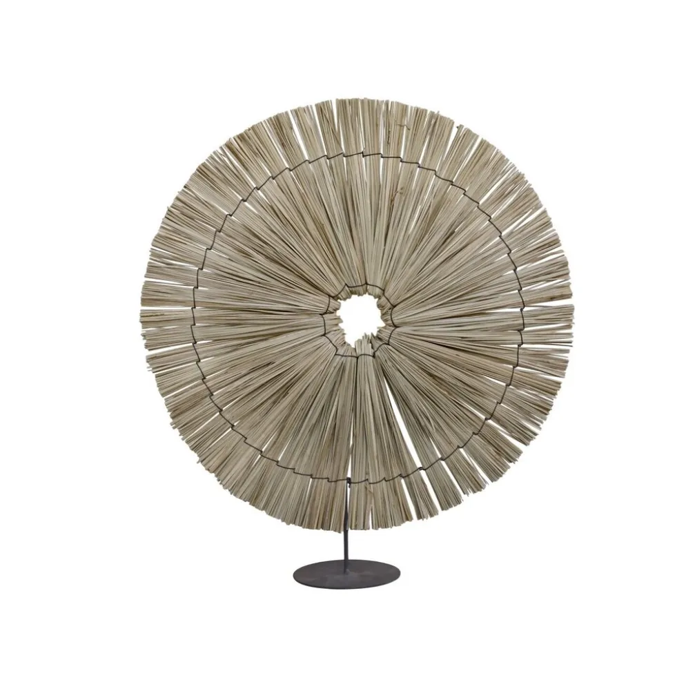 Chic Antique Rundes Dekor auf Fuß
