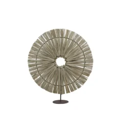 Chic Antique Rundes Dekor auf Fuß