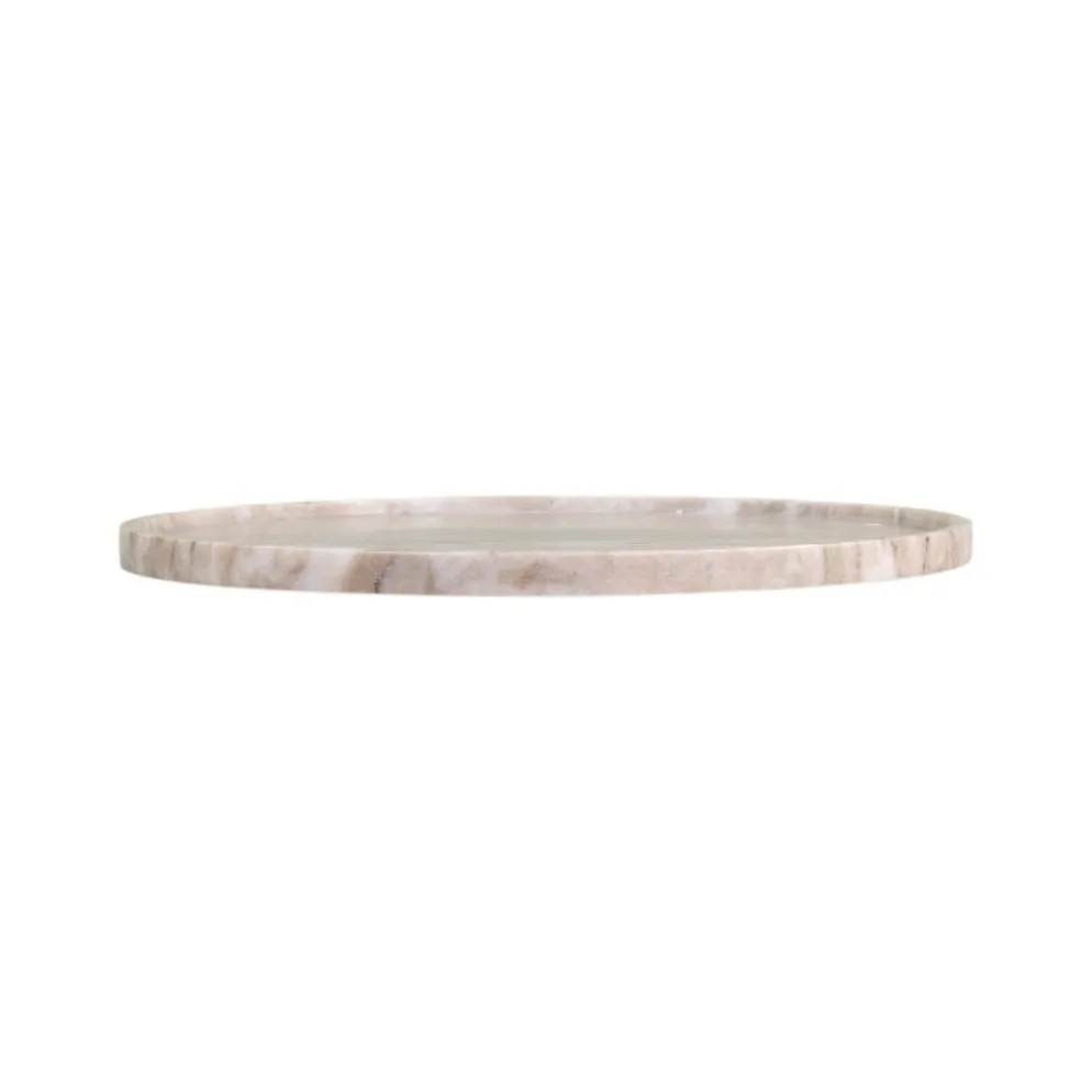 Chic Antique Rundes Morlaix Marmortablett