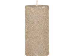 Chic Antique Rustikale Stumpenkerze rau