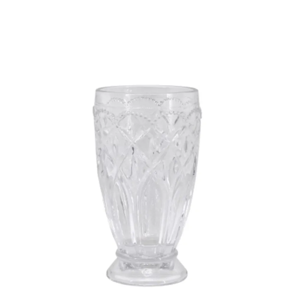 Chic Antique Saint-Émilion hohes Glas mit Muster